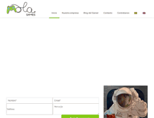 Tablet Screenshot of molagames.com